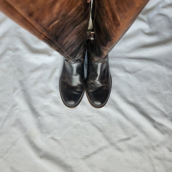 Ariat Side Zip Brown Tall Boots Women (9B) - Picture 9 of 16